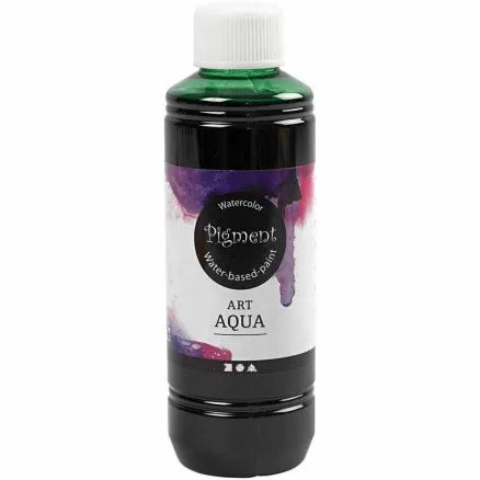 Flytande akvarellfärg, grön, 250 ml/1 fl.