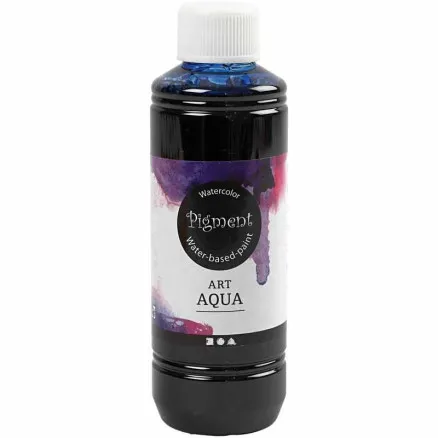 Flytande akvarellfärg, blå, 250 ml/1 fl.