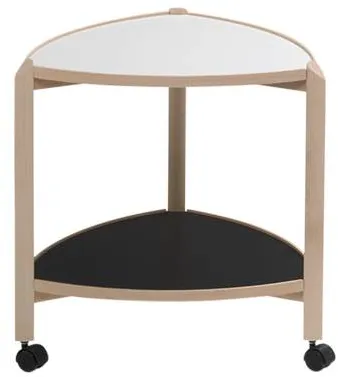 Thomsen Furniture Visit Serveringsvagn - Bok/Melamin - Naturbok - 55x50x50 cm