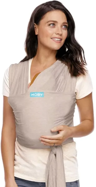 Moby stretchsjal - taupe