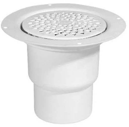 Purus Brage golvbrunn med vertikalt 110 mm avlopp vatten