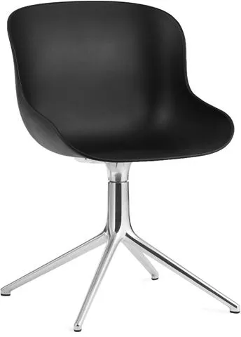 Normann Copenhagen Hyg Snurrstol Aluminium/Svart