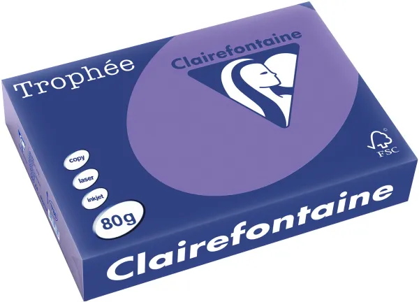 Q-connect Trophee kopieringspapper A4 80g starkt lila 500 ark