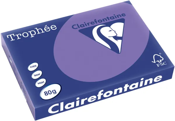 Q-connect Trophee kopieringspapper A3 80g starkt lila 500 ark