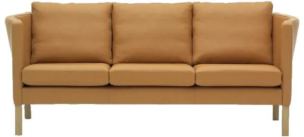 Nielaus AV59 lädersoffa - 3-sits