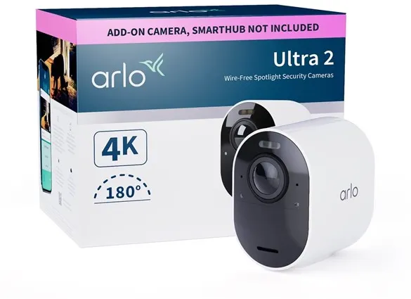 Arlo Ultra 2 4K UHD Trådlös Säkerhetskamera - Tillägg